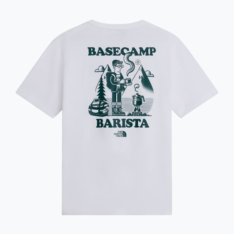 Tricou pentru bărbați The North Face Basecamp Barista Rlx tnf white/pacific teal 5