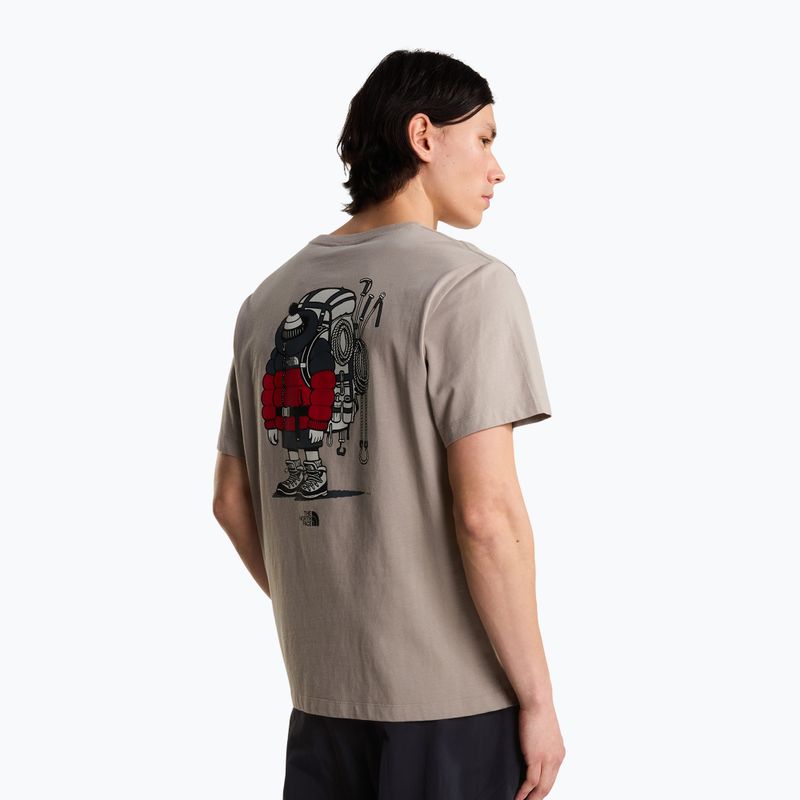 Tricou The North Face Gear Up Get Out RLX SS Tee Graphic stone slab 3