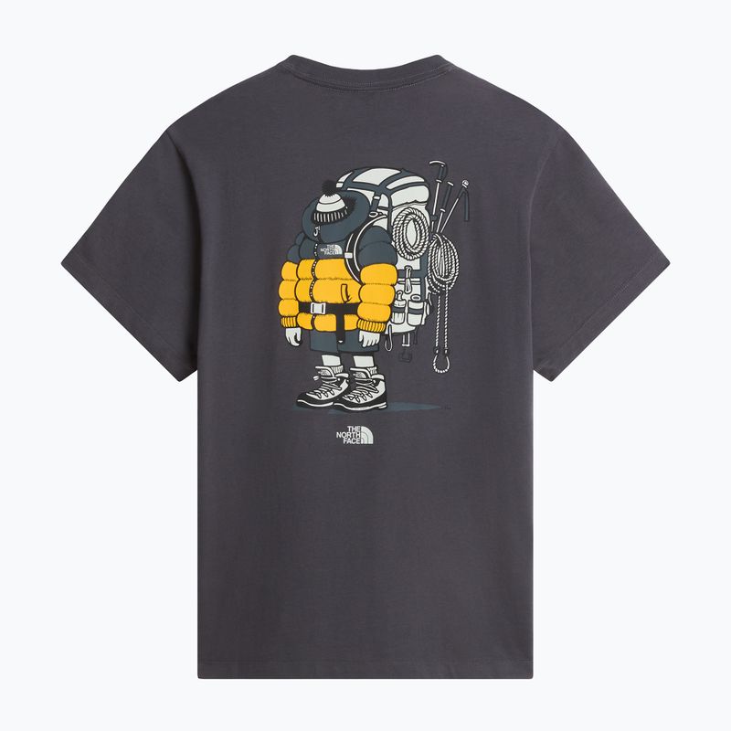 Tricou The North Face Gear Up Get Out RLX SS Tee Graphic anthracite grey 5