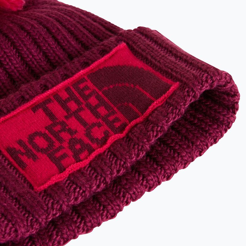 Căciulă de iarnă The North Face Heritage Ski Tuke burgundy crush 2