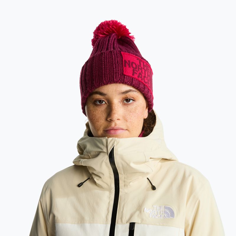 Căciulă de iarnă The North Face Heritage Ski Tuke burgundy crush 3