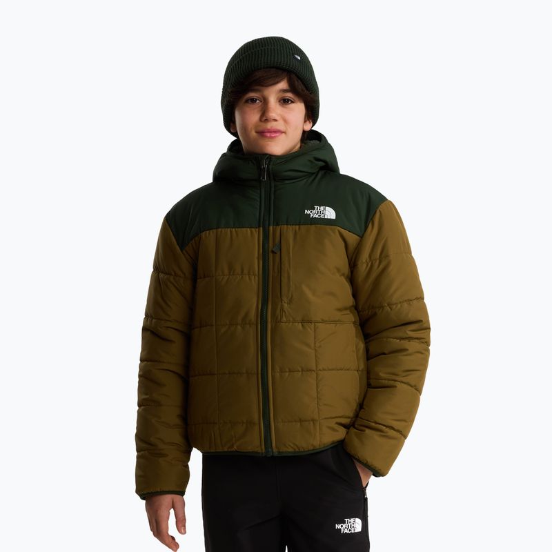 Geacă izolată pentru copii The North Face Reversible Shasta FZ Hooded caraway seed/bo