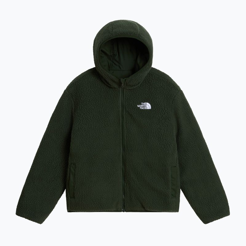 Geacă izolată pentru copii The North Face Reversible Shasta FZ Hooded caraway seed/bo 8