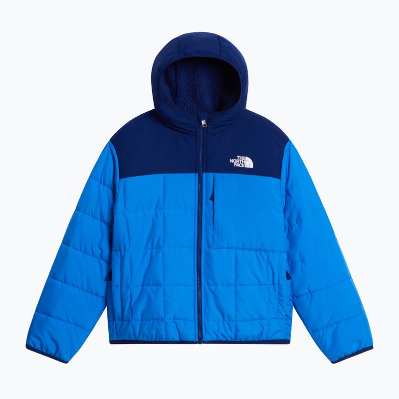 Geacă izolată pentru copii The North Face Reversible Shasta FZ Hooded active blue/bol 6