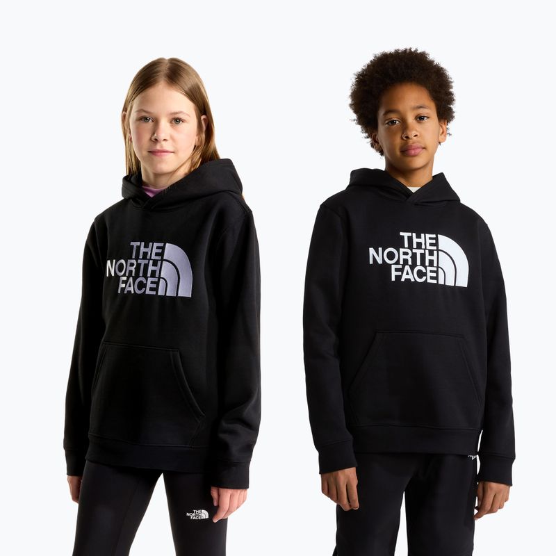 Bluză pentru copii The North Face Essential Drew Peak Hoodie tnf black 3