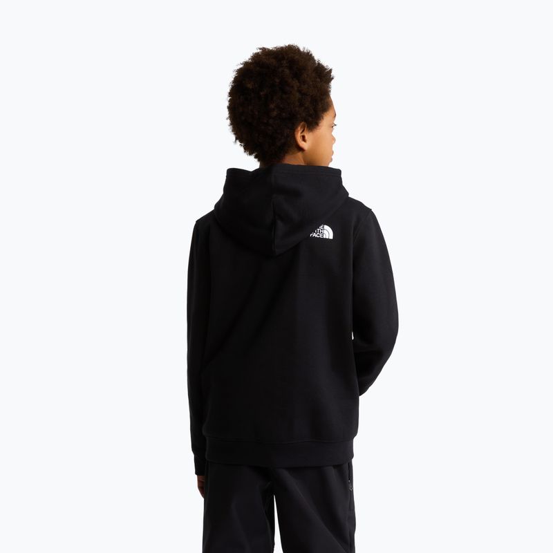 Bluză pentru copii The North Face Essential Drew Peak Hoodie tnf black 5