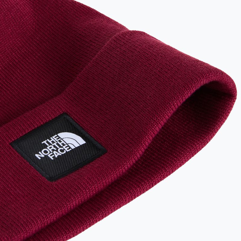 Căciulă de iarnă The North Face Dock Worker Recycled Beanie burgundy crush 2