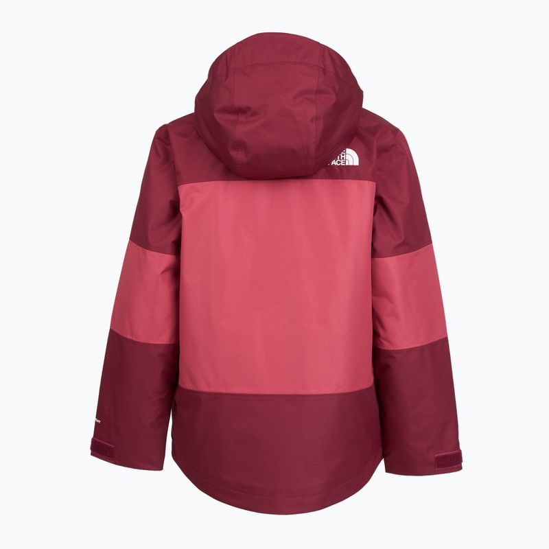 Geacă pentru copii The North Face Freedom Insulated burgundy crush/fermente 2