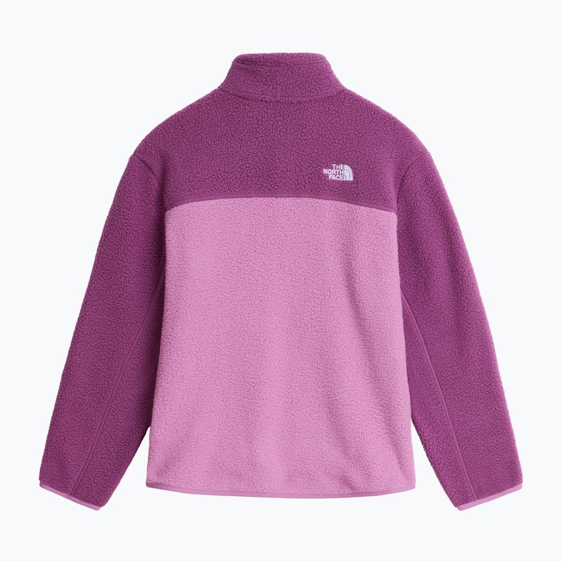 Bluză fleece pentru copii The North Face Yumiori 1/4 Zip hushed lavender 2