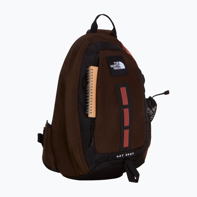 Rucsac de oraș The North Face Hot Shot Sling 15 l dark chestnut/copper si 4