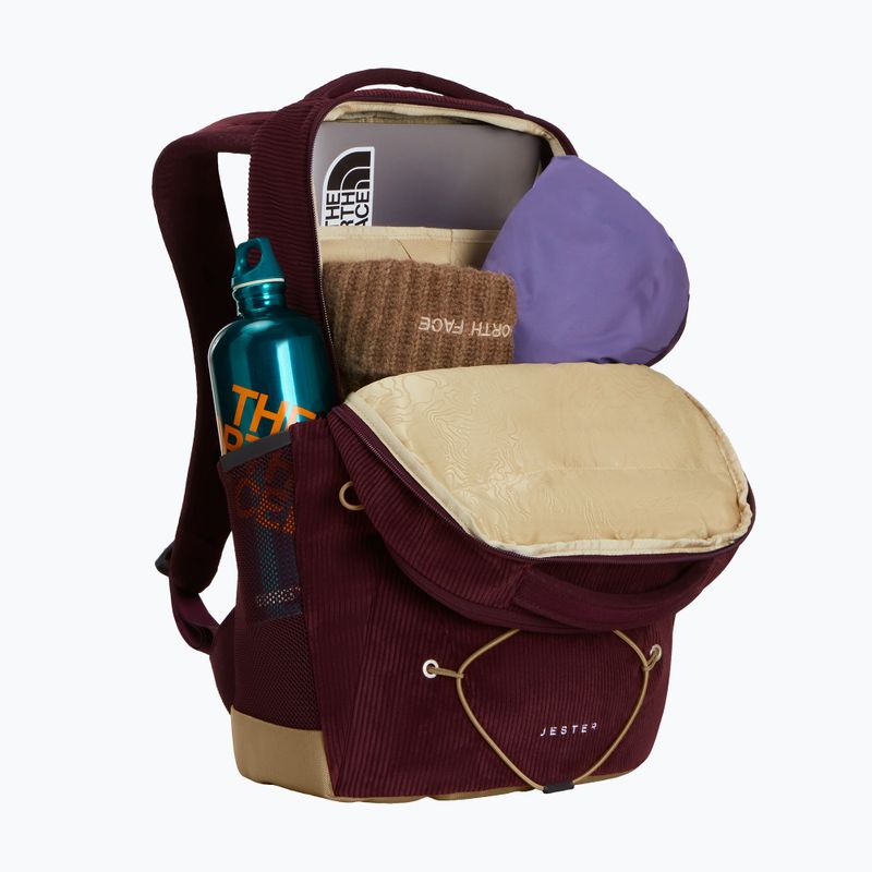 Rucsac de oraș The North Face Jester Pro 28 l deep burgundy/leather bro 4
