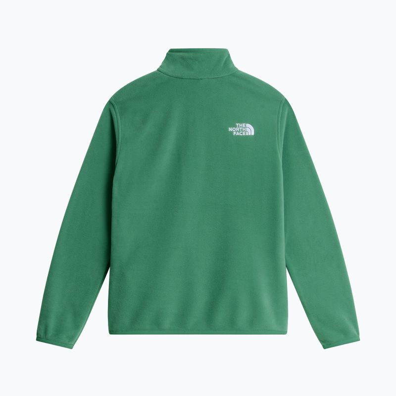 Bluză fleece pentru copii The North Face Teen Glacier 1/4 Zip dimmed algae 5