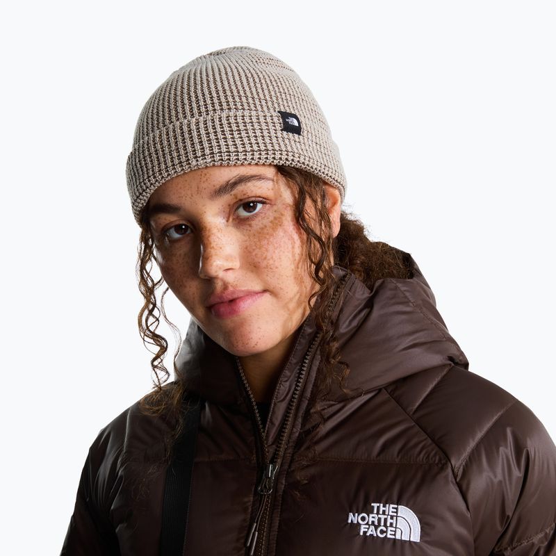 Căciulă de iarnă The North Face Fisherman Beanie timeless taupe 3