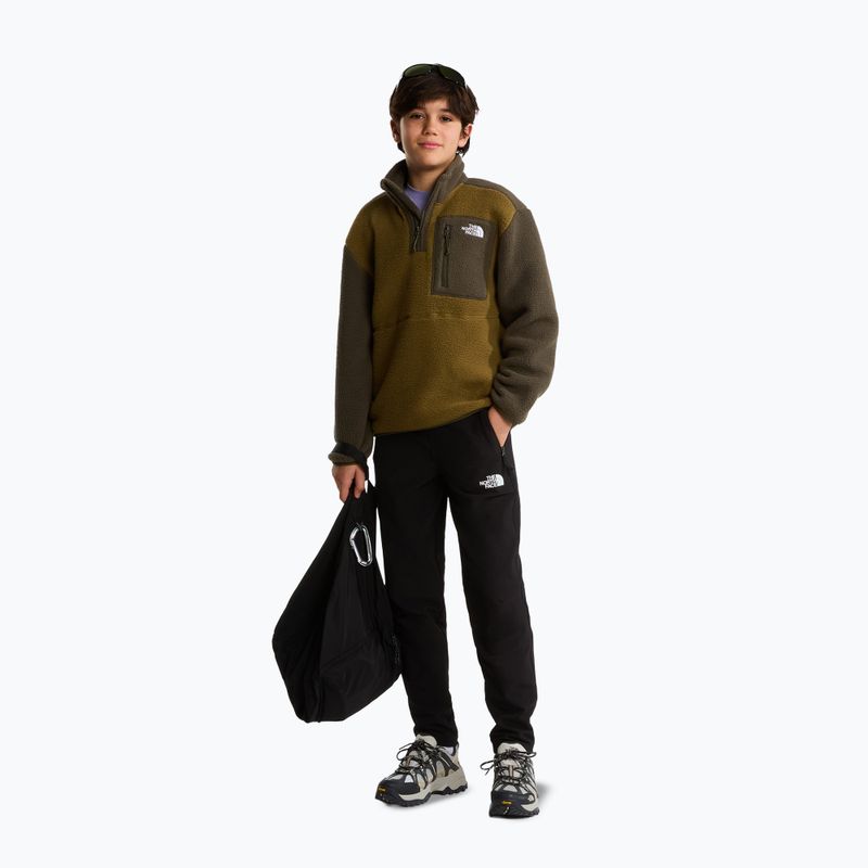 Bluză fleece pentru copii The North Face Yumiori 1/4 Zip caraway seed/ne 4