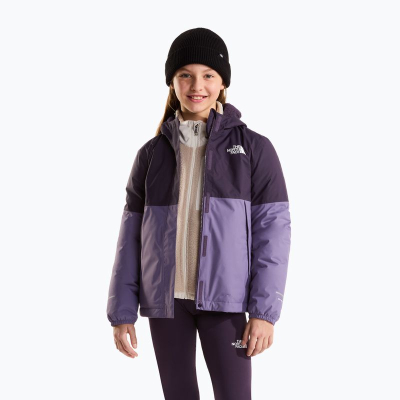 Geacă de ploaie pentru copii The North Face Warm Antora Rain endless dusk/grounded plum 4