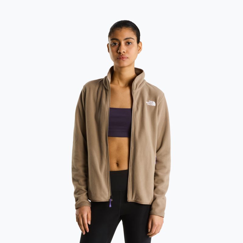 Bluză fleece pentru bărbați The North Face Glacier Fleece garnet 4