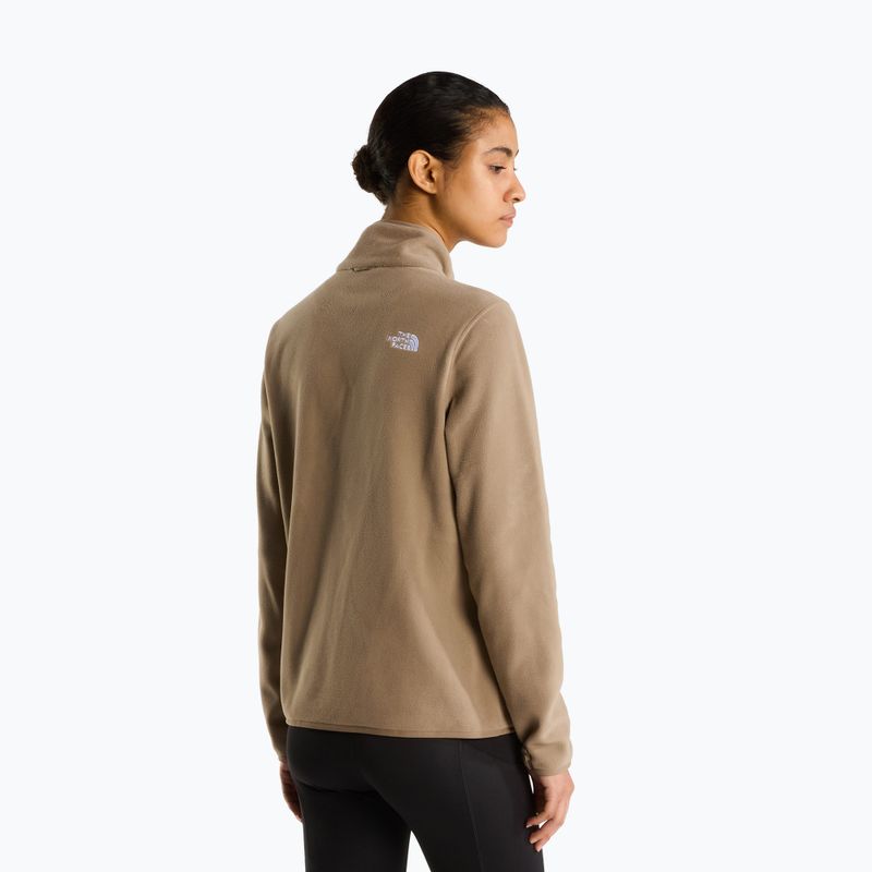 Bluză fleece pentru bărbați The North Face Glacier Fleece garnet 3