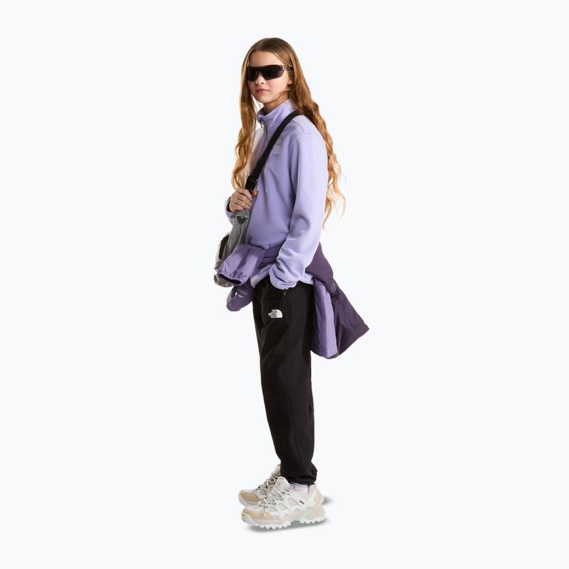 Bluză fleece pentru copii The North Face Teen Glacier 1/4 Zip pale plum 2