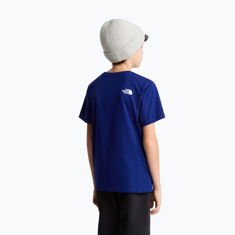Tricou pentru copii The North Face Evolution Half Dome SS Tee bold blue 5