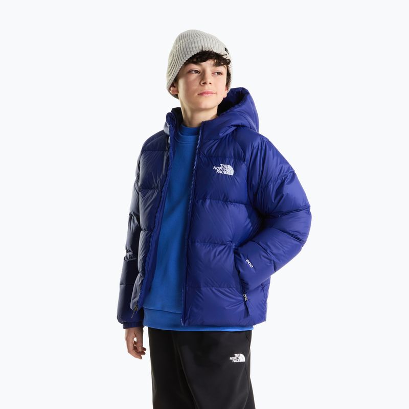 Geacă cu puf pentru copii The North Face Hydrenalite Down Hooded bold blue 4