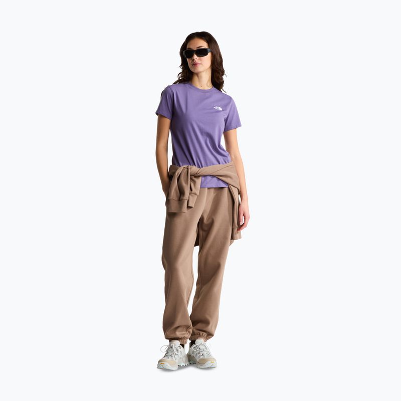 Tricou pentru femei The North Face Evolution Simple Dome Slim SS grounded plum 2