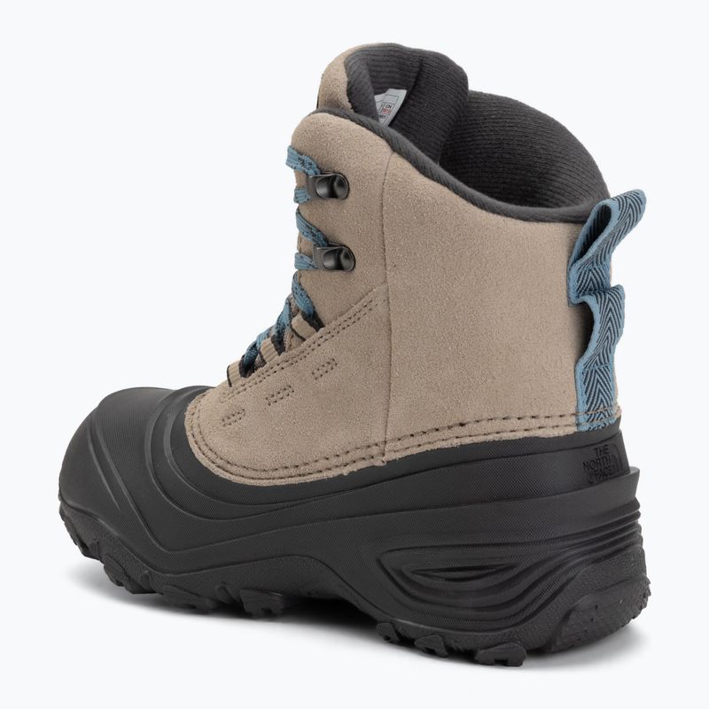 Ghete pentru copii The North Face Chilkat V Lace Wp timeless taupe/pale teal 3