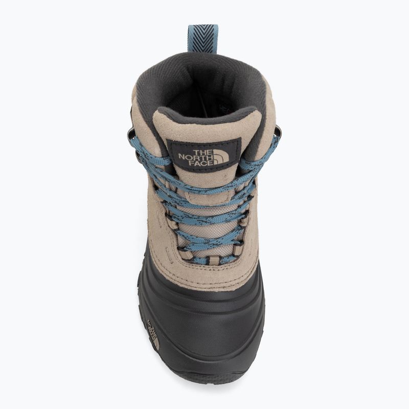 Ghete pentru copii The North Face Chilkat V Lace Wp timeless taupe/pale teal 5