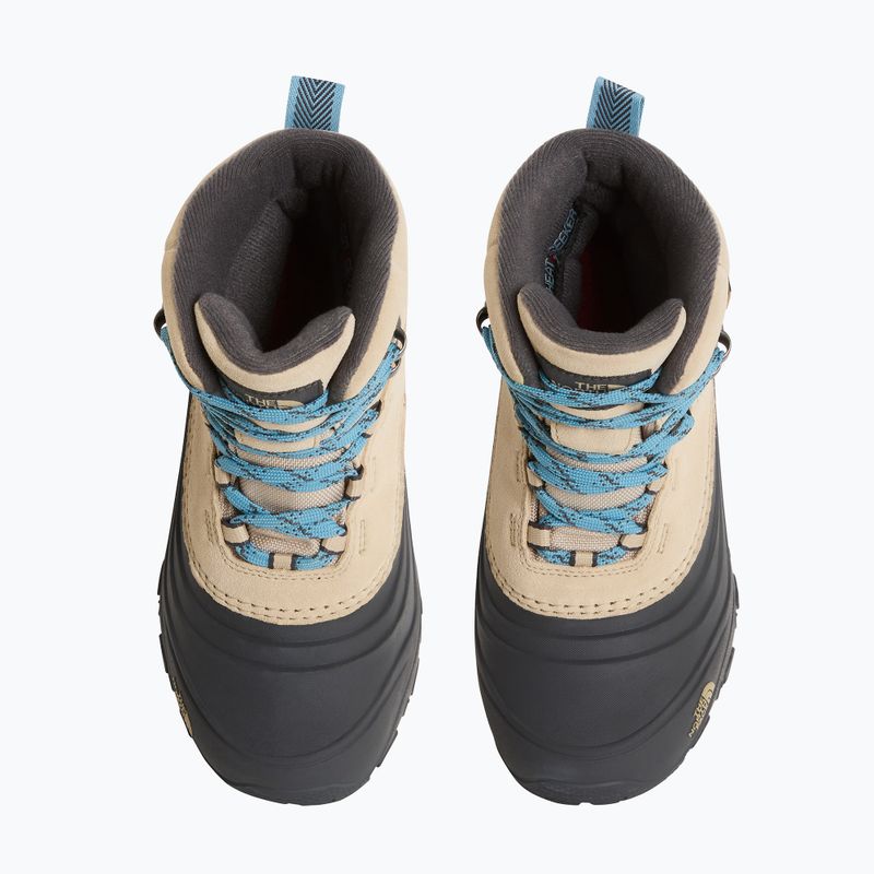 Ghete pentru copii The North Face Chilkat V Lace Wp timeless taupe/pale teal 4