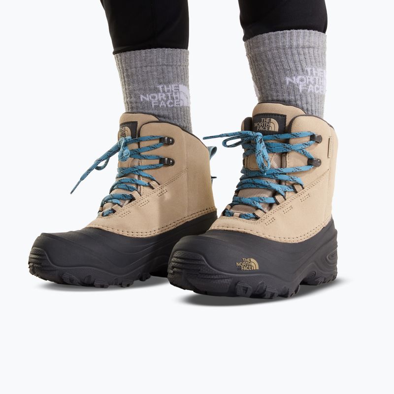 Ghete pentru copii The North Face Chilkat V Lace Wp timeless taupe/pale teal 5