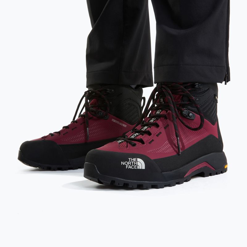 Încălțăminte de abordare pentru femei The North Face Verto Alpine Mid GTX burgundy crush/tnf black 5
