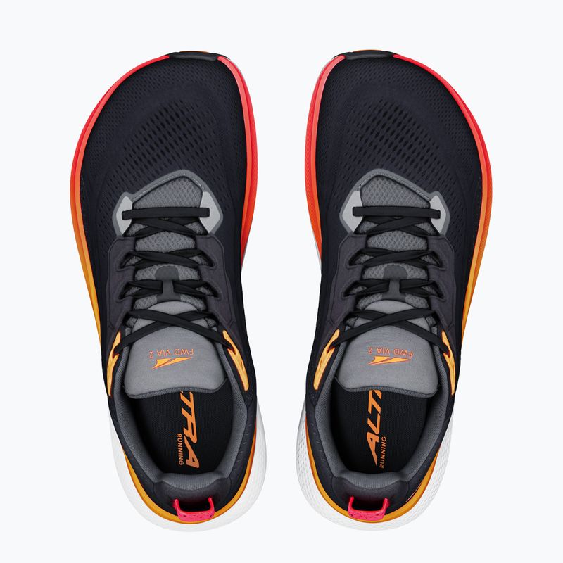 Încălțăminte de alergare pentru bărbați Altra FWD Via 2 black/orange pop/coral 3