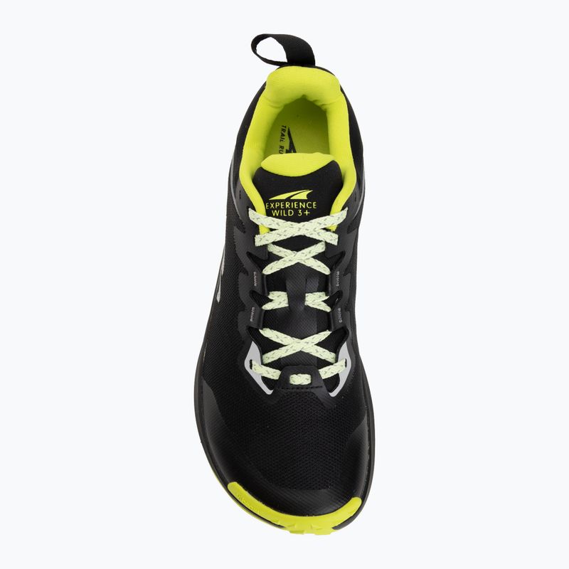 Încălțăminte de alergare pentru bărbați Altra Experience Wild 3+ black/silver/acid lime 5