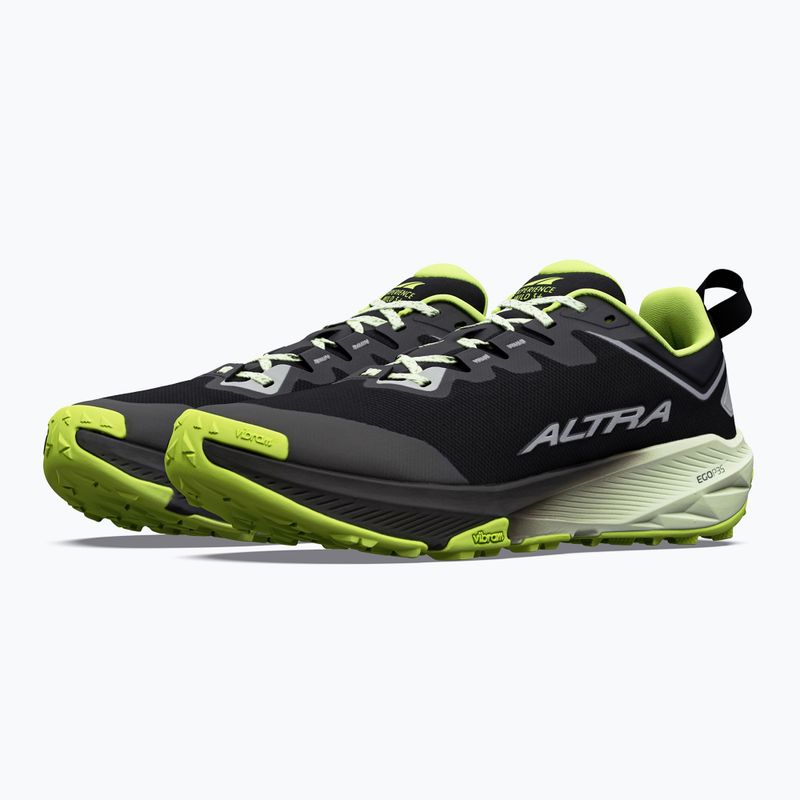 Încălțăminte de alergare pentru bărbați Altra Experience Wild 3+ black/silver/acid lime 2