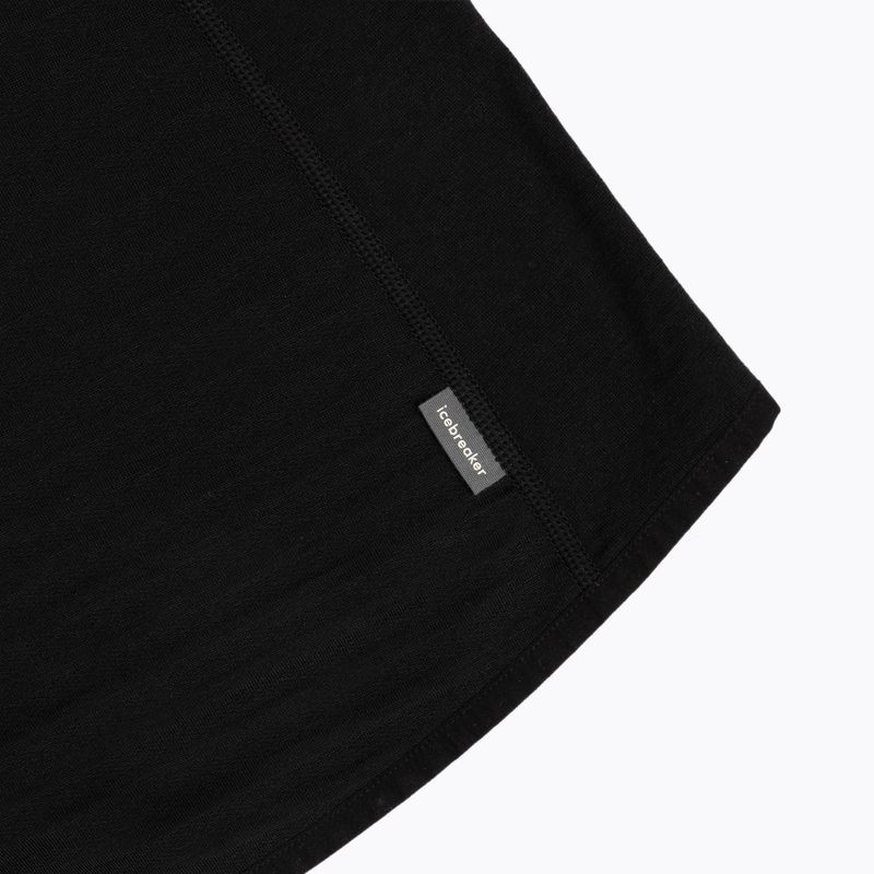 Bluză de trekking pentru femei Icebreaker Merino 300 Realfleece Descender Zip Hoodie black 3