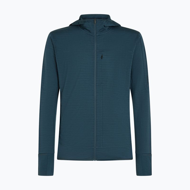 Bluză de trekking pentru bărbați Icebreaker Merino 300 Realfleece Descender Zip Hoodie abyss 10