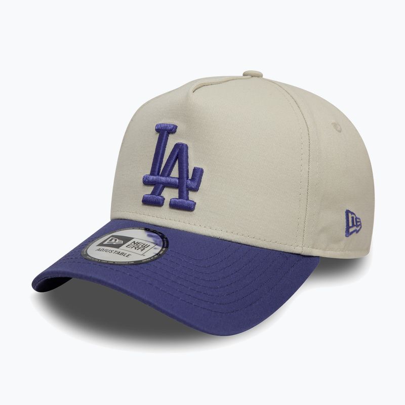 New Era WS Patch Eframe Los Angeles Dodgers șapcă de baseball bej deschis 3