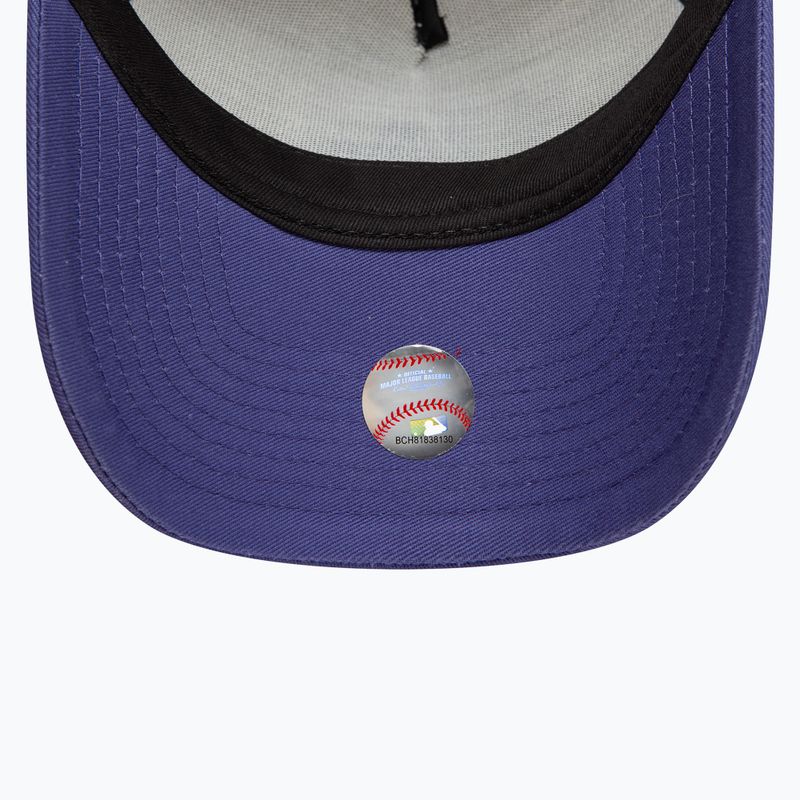 New Era WS Patch Eframe Los Angeles Dodgers șapcă de baseball bej deschis 6