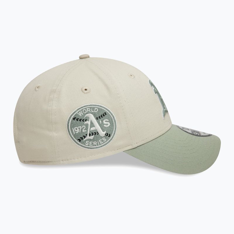 New Era WS Patch 9Forty Oakland Athletics șapcă de baseball bej deschis 4
