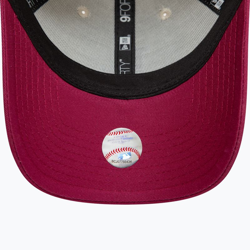 New Era WS Patch 9Forty Los Angeles Dodgers șapcă de baseball bej deschis 6