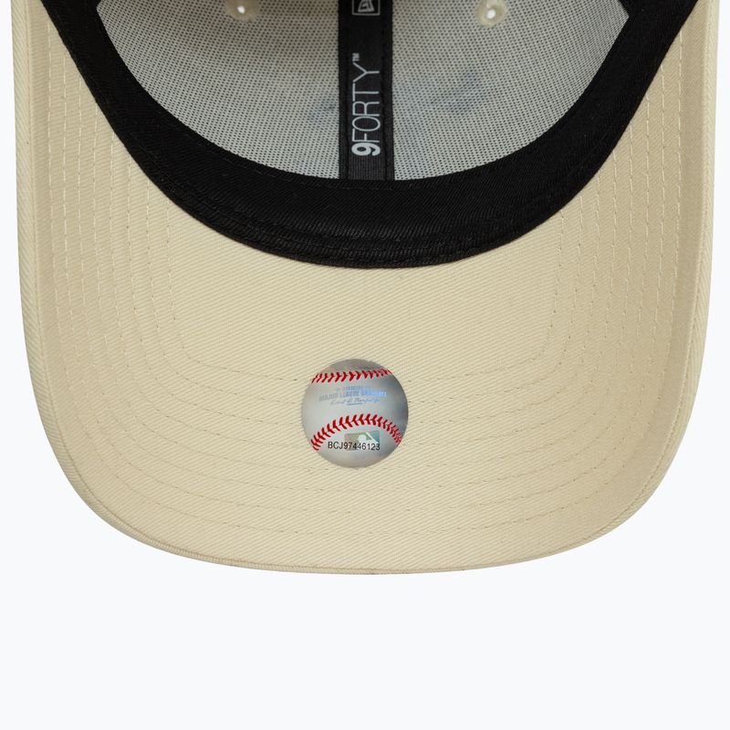 Șapcă New Era Icon 9Forty Los Angeles Dodgers light beige 5