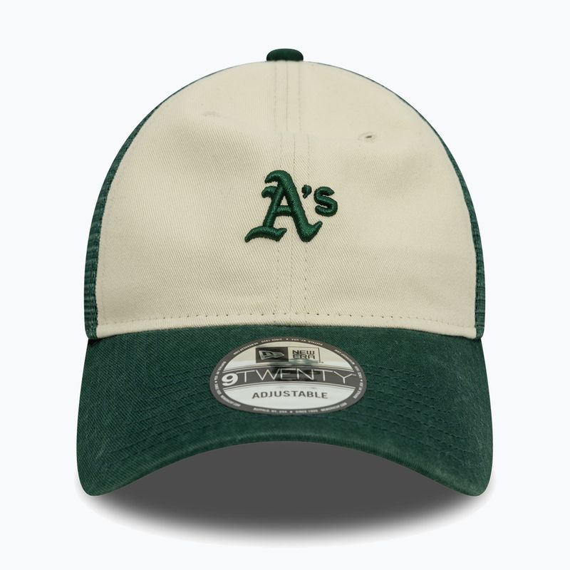 Șapcă New Era 9Twenty Trucker Oakland Athletics light beige 3