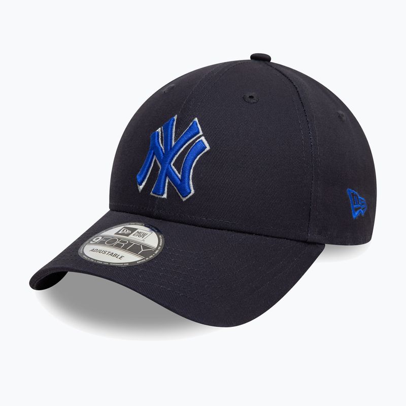 New Era Side Patch 9Forty New York Yankees baseball cap navy 2