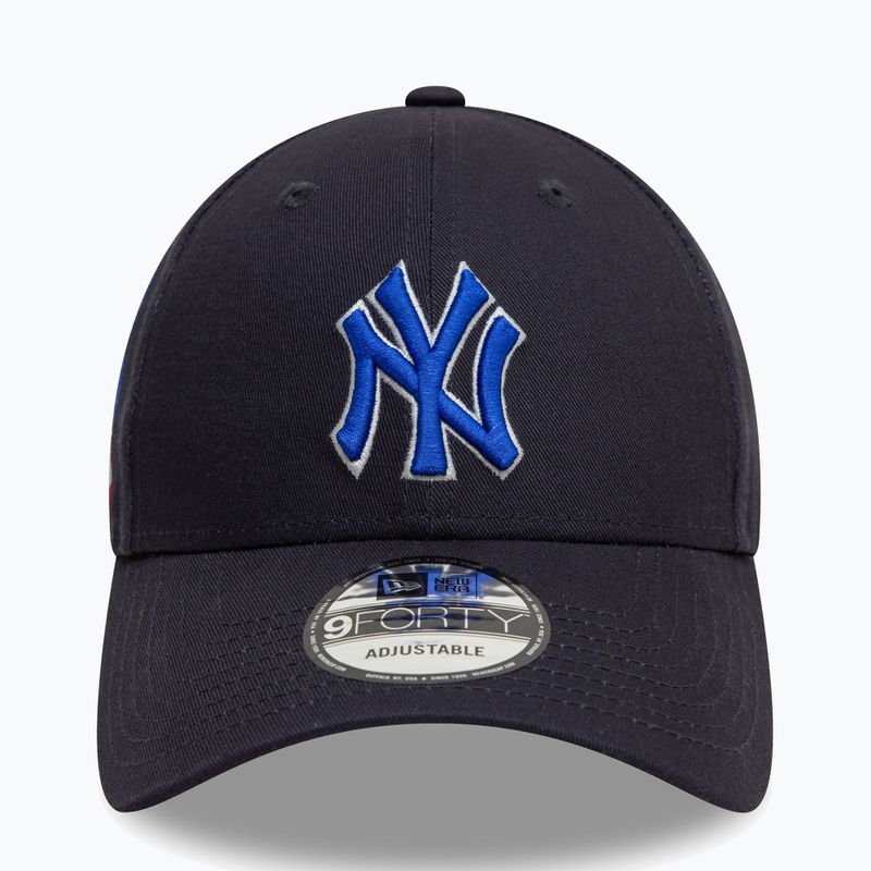 New Era Side Patch 9Forty New York Yankees baseball cap navy 3