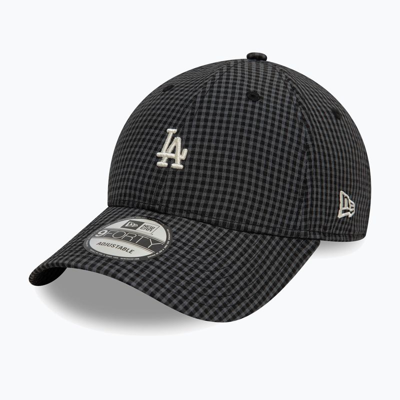 New Era Seersucker 9Forty Los Angeles Dodgers șapcă de baseball negru 2