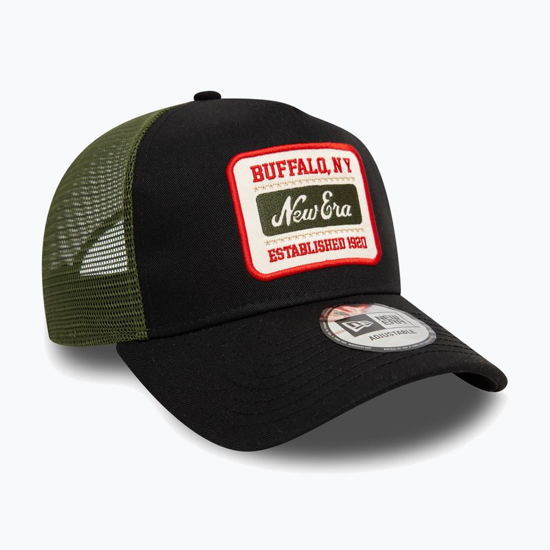 New Era NE Patch Trucker șapcă de baseball negru