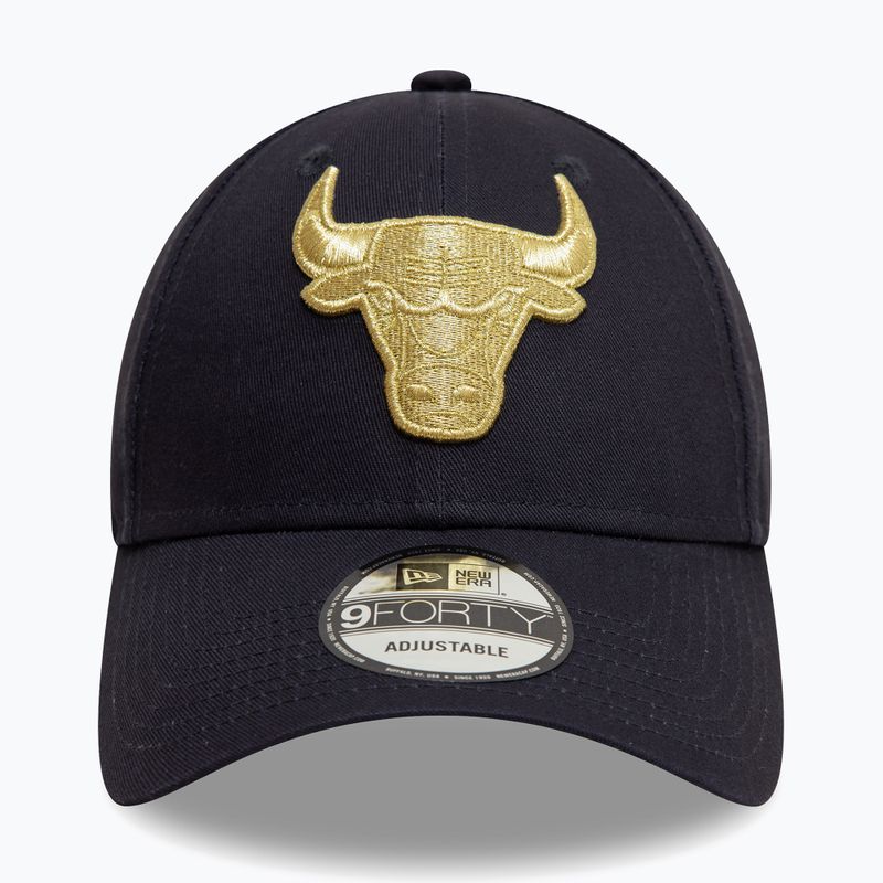New Era Metallic 9Forty Bulls baseball cap navy 2