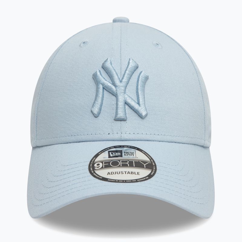 New Era League Essential 9Forty New York Yankees șapcă de baseball albastru pastel 2