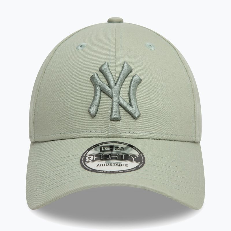 Șapcă de baseball New Era League Essential 9Forty New York Yankees verde pastel 2