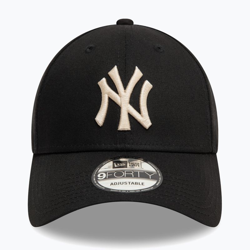 New Era League Essential 9Forty New York Yankees șapcă de baseball negru 2