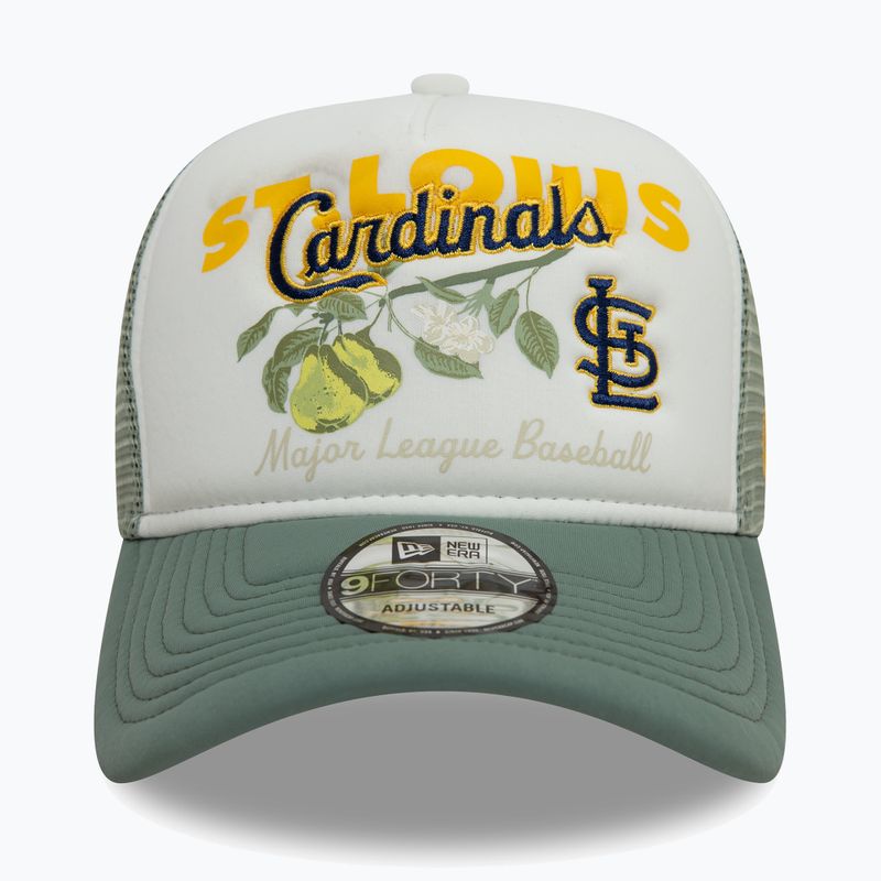 New Era Fruit Graphics Trucker șapcă de baseball ST. St. Louis Cardinals verde pastel 2
